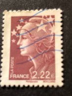 FRANCE Timbre 4346  2,22€ Brun-prune, Oblitéré - Gebraucht