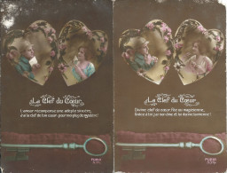 La Clef Du Coeur - Série FURIA 537 (cartes 3 Et 4) - Guerre 1914-18