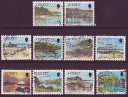 Europe - Jersay - Tourisme - 10 Timbres Différents - 7568 - Jersey