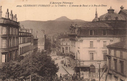 FRANCE - Clermont Ferrand - Le Théâtre - L'avenue De Royat Et Le Puy De Dôme - Carte Postale Ancienne - Clermont Ferrand