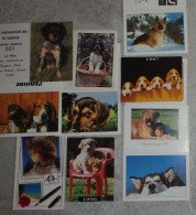 Petit Calendrier Poche Lot De 10 Petits Calendriers Chien Chiot 1996 à 1998 - Klein Formaat: 1991-00