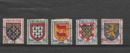 FRANCE 1951 -  N°YT 899 A 903 - Used Stamps
