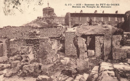 FRANCE - Sommet Du Puy De Dôme - Ruines Du Temple De Mercure - Carte Postale Ancienne - Other & Unclassified