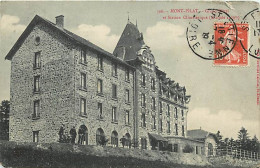 42 - Mont Pilat - Le Grand Hotel - Animée - Correspondance - Oblitération Ronde De 1919 - CPA - Voir Scans Recto-Verso - Mont Pilat