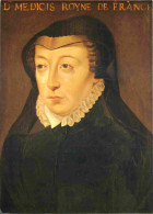 Art - Peinture Histoire - Catherine De Medicis Femme D'Henri II Régente De France Pendant La Minorité De Charles IX - Po - Histoire