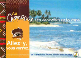 Cameroun - Cart Publicitaire Du Ministère Du Tourisme De Yaoundé - Cocotiers Sur Les Plages - CPM - Carte Neuve - Voir S - Cameroun