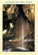 Spéléologie - La Grotte Aux Fées - St Maurice - Le Lac Et La Cascade - Suisse - Switzerland - Potholing - Cave - CPM - C - Autres & Non Classés