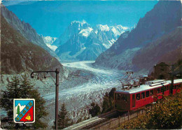 Trains - Trains - Chamonix-Mont Blanc - Le Train Du Montenvers - La Mer De Glace Et Le Téléphérique Du Montenvers - Blas - Trains