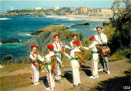 Folklore - Danses - Pays Basque - Groupe Chelitztarrak De Biarritz - Danse Des Petits Batons Makil Txiki - CPM - Voir Sc - Tänze