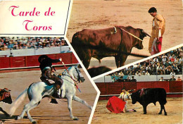 Corrida - Multivues - Chevaux - Voir Timbre - CPM - Voir Scans Recto-Verso - Stierkampf