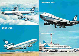 Aviation - Avions - Compagnie Sabena - Multivues - DC-10 - Boeing - Carte Neuve - CPM - Voir Scans Recto-Verso - 1946-....: Ere Moderne