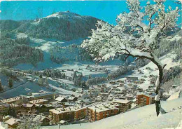 74 - La Clusaz - Vue Générale - Le Téléphérique De Beauregard - Ses Pistes - Hiver - Neige - Flamme Postale - CPM - Voir - La Clusaz