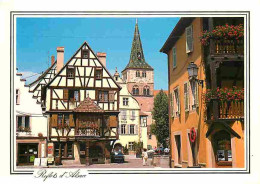 68 - Turckheim - Maisons Alsaciennes Et Oriel - Au Fond L'Eglise Sainte Anne - CPM - Voir Scans Recto-Verso - Turckheim