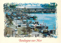 62 - Boulogne Sur Mer - Le Port - Bateaux - Automobiles - CPM - Voir Scans Recto-Verso - Boulogne Sur Mer