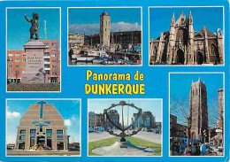 59 - Dunkerque - Multivues - Bateaux - Flamme Postale - CPM - Voir Scans Recto-Verso - Dunkerque