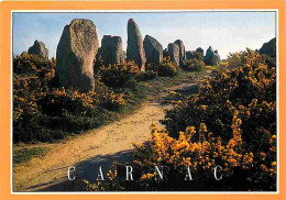 56 - Carnac - Alignements Mégalithiques De Kermario - Menhirs - Flamme Postale - CPM - Voir Scans Recto-Verso - Carnac