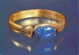 Art - Antiquité - Egypte - Bracelet Orné D'un Scarabée Découvert Sur La Momie Du Pharaon Chéchanq II - Exposition Tanis  - Antike