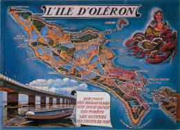 17 - Ile D'Oléron - Multivues - Carte Géographique - CPM - Carte Neuve - Voir Scans Recto-Verso - Ile D'Oléron