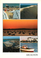 33 - Arcachon - Multivues - Scènes De Plage - CPM - Voir Scans Recto-Verso - Arcachon