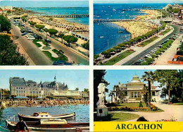 33 - Arcachon - Multivues - Automobiles - Bateaux - Bassin D'Arcachon - CPM - Voir Scans Recto-Verso - Arcachon