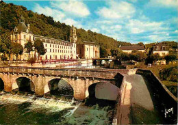 24 - Brantome - L'ancienne Abbaye Et Au Premier Plan Le Pont Coudé - CPM - Voir Scans Recto-Verso - Brantome