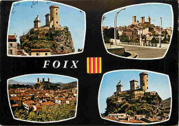 09 - Foix - Multivues - Blasons - CPM - Voir Scans Recto-Verso - Foix