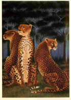 Animaux - Fauves - Lion - Art Peinture - Illustration De Keleck - CPM - Carte Neuve - Voir Scans Recto-Verso - Leeuwen