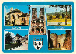 02 - Laon - Multivues - Blasons - Carte Neuve - CPM - Voir Scans Recto-Verso  - Laon