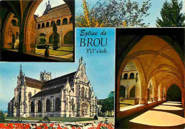 01 - Bourg En Bresse - Eglise De Brou - Multivues - CPM - Voir Scans Recto-Verso  - Brou - Iglesia