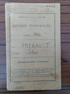 Livret Militaire Classe 1944 - Documentos