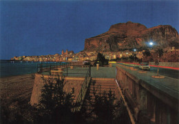 ITALIE - Palermo - Cefalu' - Panorama - Notturno - Nocturne  - Carte Postale - Palermo