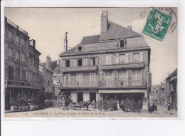 LANGRES: La Place Ziegler Et L'hôtel De La Poste - Très Bon état - Langres