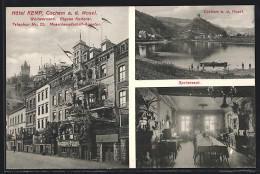 AK Cochem A. D. Mosel, Hotel Kemp Mit Weinversand, Speisesaal  - Cochem