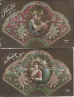 Amour - Amitié -  Série FURIA 543 (cartes 1 Et 3) - Guerre 1914-18