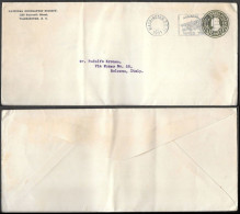 USA National Geographic Society Airmail 1c Postal Stationery Cover To Germany 1931 - Briefe U. Dokumente