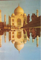 INDE - Taj Mahal Agra - India - Vue Générale - Animé - Vue De L'extérieure - Carte Postale Ancienne - Indien