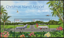 Christmas Island 2024. Christmas Island Airport 50 Years Minisheet   MNH** - Christmaseiland