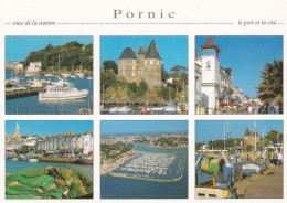 Pornic, Multiview  France - Used Postcard - E1 - Argeles Sur Mer