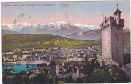 SVIZZERA  - LUZEN - CARTOLINA  - VIAGGIATA  - 1916 - Otros & Sin Clasificación