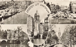 PAYS BAS - Amsterdam - Groeten Uit Amsterdam - Multivues - Carte Postale Ancienne - Amsterdam