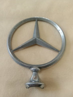 Vintage Mercedes-Benz Chrom Steel Front Hood Ornament Emblem - Otros & Sin Clasificación