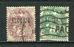ALGERIE (RF):  BLANC - N° Yvert 3+6 Obli. - Used Stamps