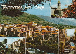 Tourrettes Sur Lour, Cote D'azur, Multiview  France - Used Postcard - E1 - Other & Unclassified