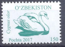 2017. Uzbekistan, Definitive, Bird, 150S, 1v, Mint/** - Uzbekistán
