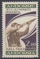 FRENCH ANDORRA 277,unused - Tiro (armas)