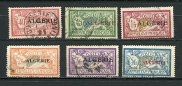 ALGERIE (RF):  MERSON - N° Yvert 19+21+29+31+32+33 Obli. - Used Stamps
