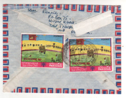 2 Timbres " 79 Année De L'enfant " Sur Lettre Recommandée , Registered Cover , Mail Du 30/8/80 - Pakistán
