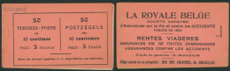 Carnet (1914) - A15b (1011) Carnet Complet, 5 Panneaux De 10 Timbres (Pellens N°123) / La Royale Belge - 1907-1941 Anciens [A]