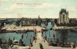 PAYS BAS - Rotterdam - Leeuwenbrug En Witte Huis - Animé - Colorisé - Carte Postale Ancienne - Rotterdam