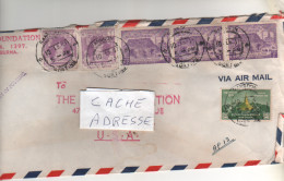 6 Timbres " 79 Année De L'enfant " Sur Lettre Recommandée , Registered Cover , Mail Du 30/8/80 - Myanmar (Birmanie 1948-...)